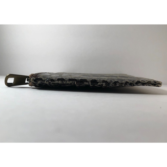 The Sak, Snake Print Leather Card/ Coin Wallet/ Pouch, Gray - Picture 5 of 12